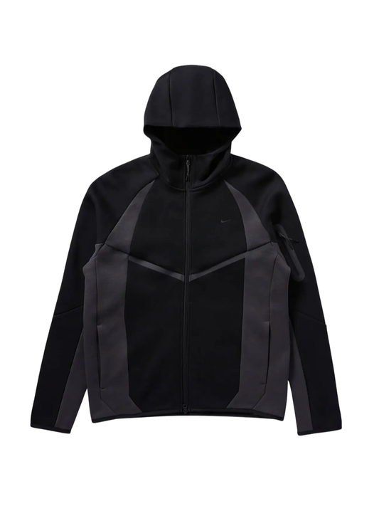 Nike Tech Fleece 2026 Premium Pro FZ Hoodie Black Anthracite