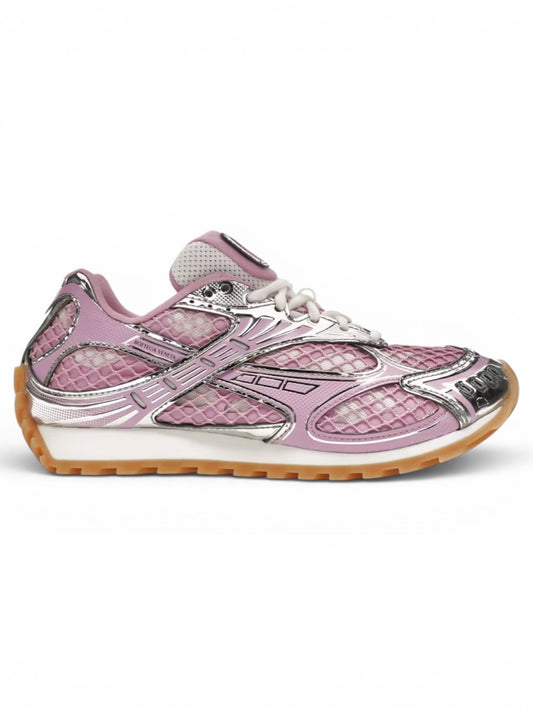 Bottega Veneta Orbit Gloss Silver