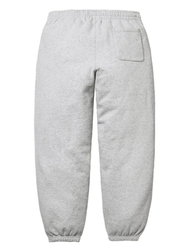 Supreme Satin Applique Sweatpants Gray
