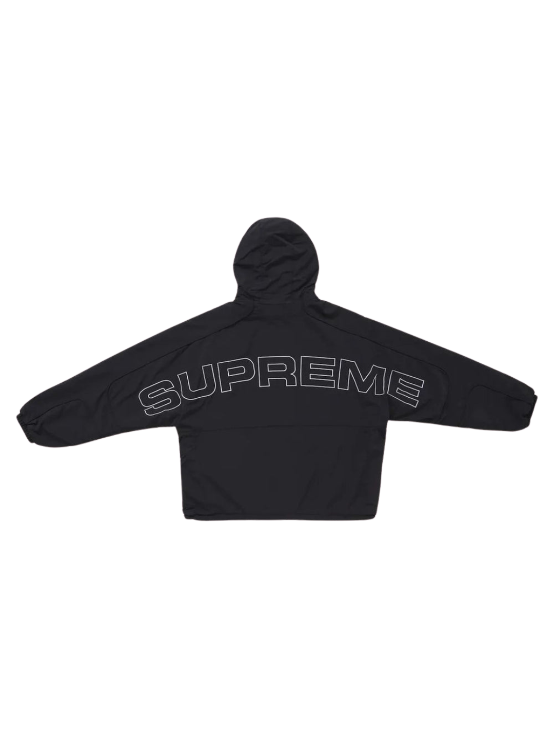 Supreme Faux Fur Reversible Hooded Track Jacket Black