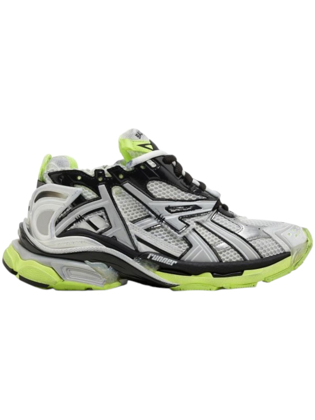 Balenciaga Runner White Neon Yellow