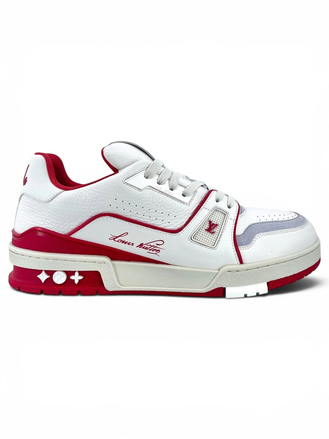 Louis Vuitton Sneaker #54 Signature White Red