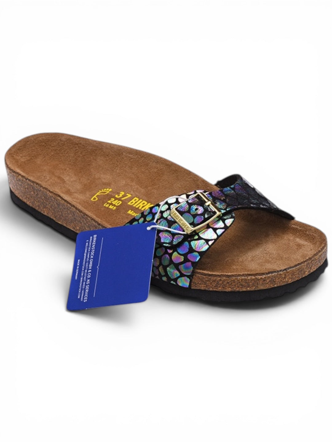 Birkenstock Madrid Black Snake
