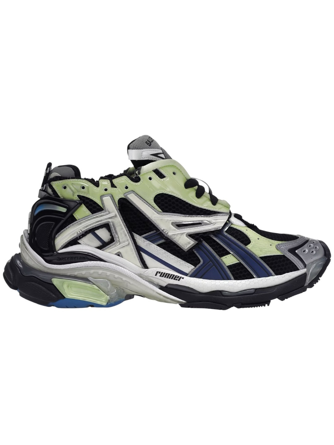 Balenciaga Runner Green Blue Black Grey