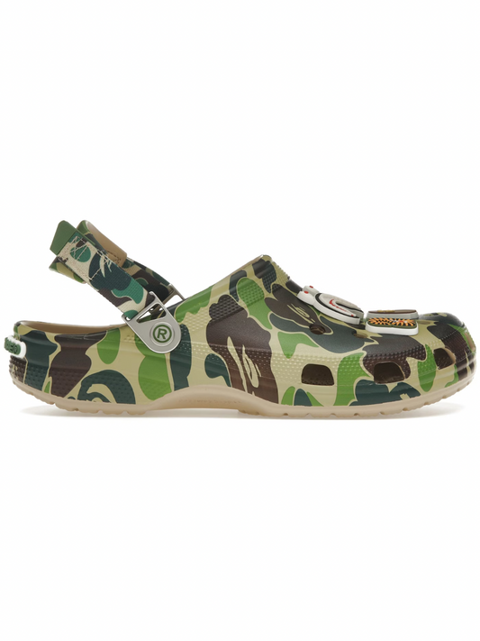 Crocs Classic Clog A Bathing Ape ABC Camo Green