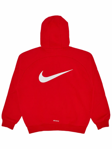 Supreme Nike Zip Up Hooded Sweatshirt Heather Red