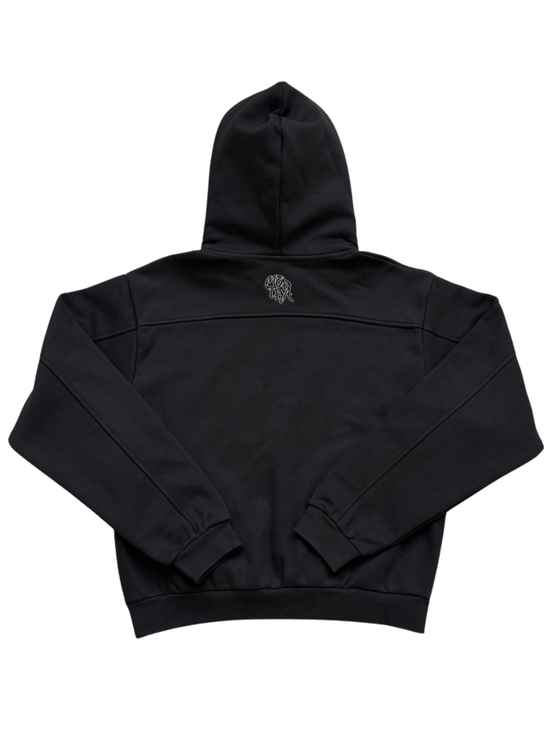 Mertra Double Hooded Hoodie Black
