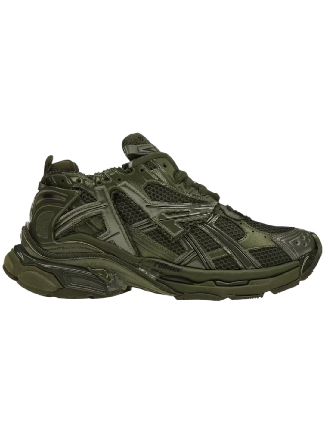 Balenciaga Runner Leather Free Khaki