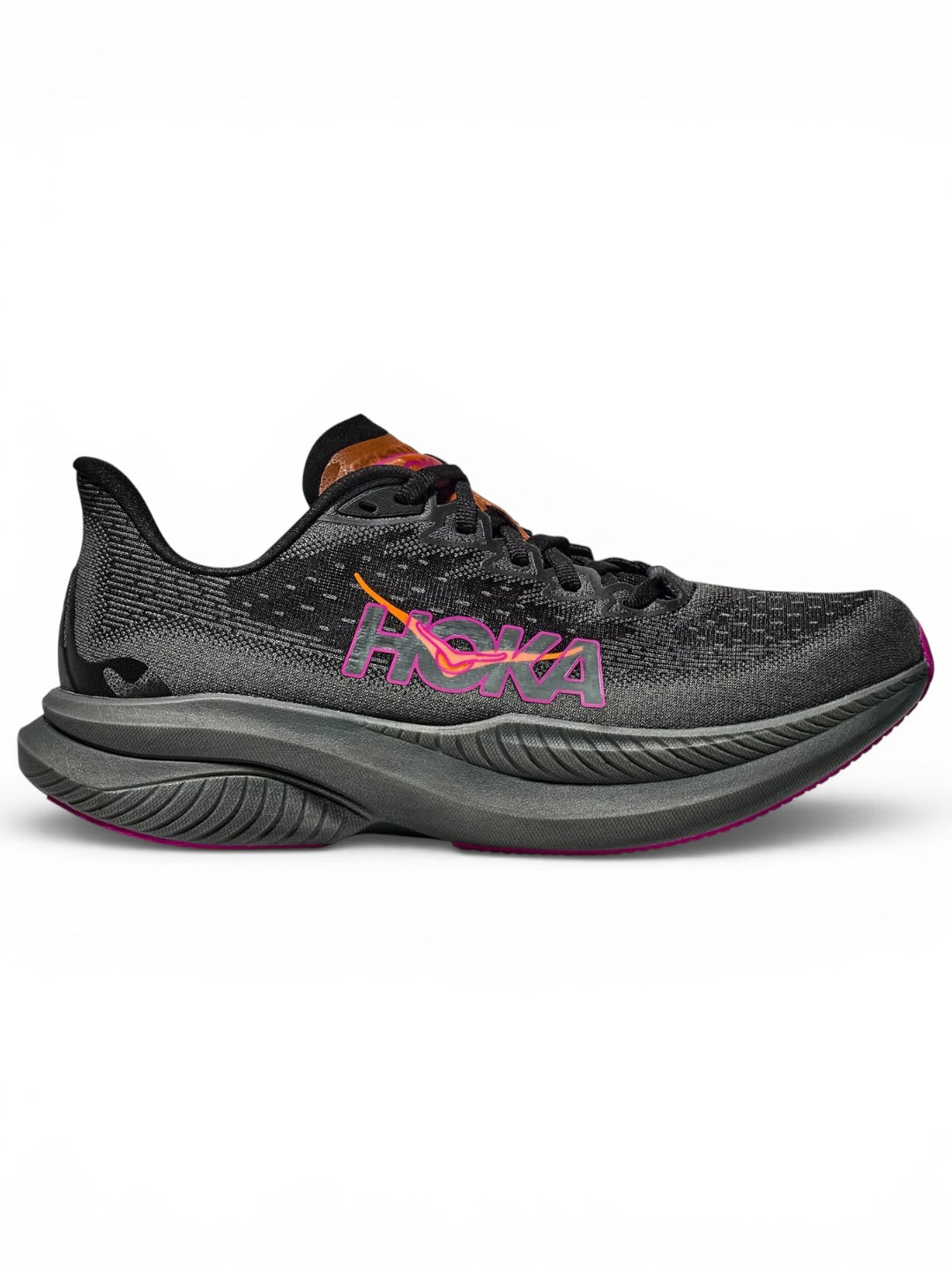 Hoka One One Mach 6 Black Fuchsia
