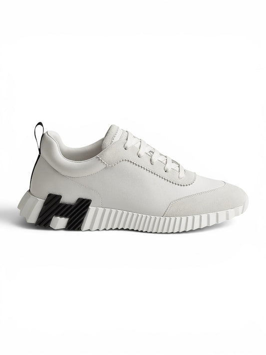 Hermes Bouncing Sneakers White Black
