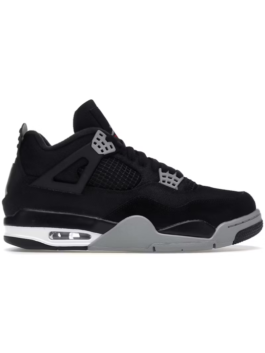 Jordan 4 Retro Black Canvas