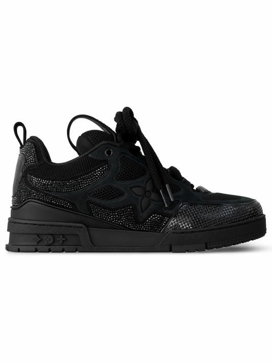 Louis Vuitton Skate Sneaker Black Studded