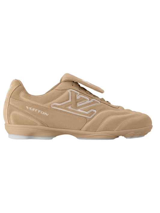 LV Footprint Soccer Sneaker Beige