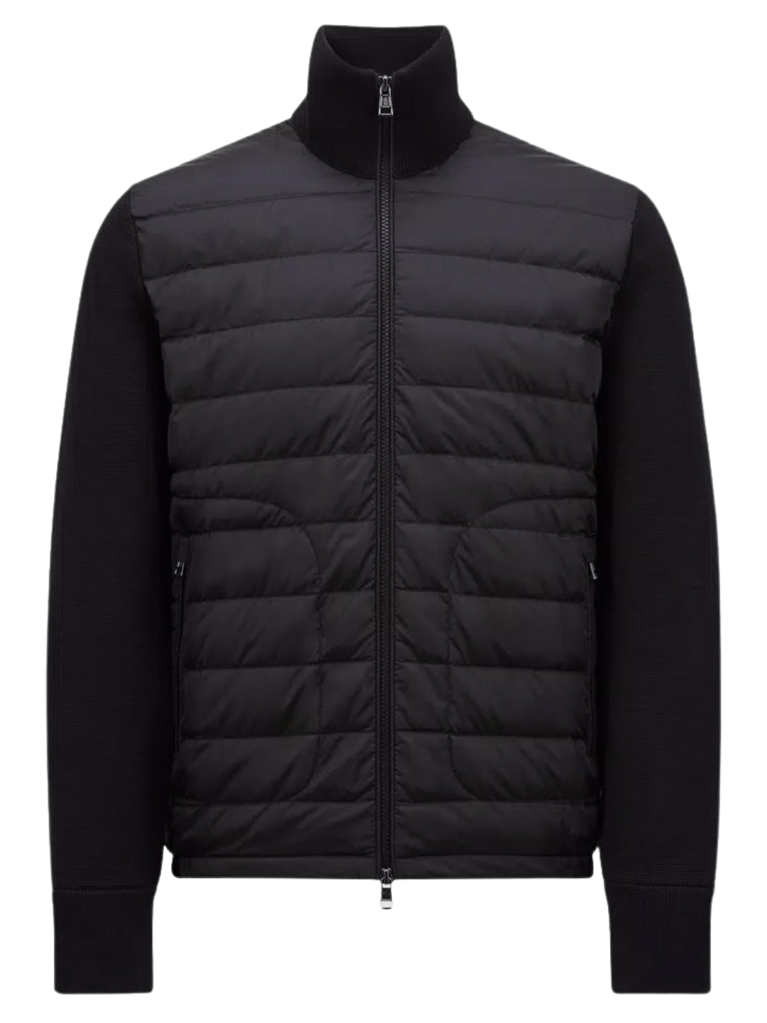 Moncler Down-Padded Cardigan Black