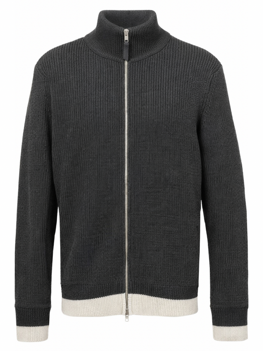 Maison Margiela Cardigan Dark Grey White