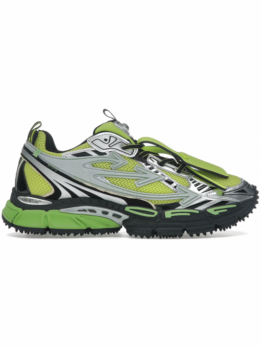 Off-White Be Right Back Silver Green Fluo