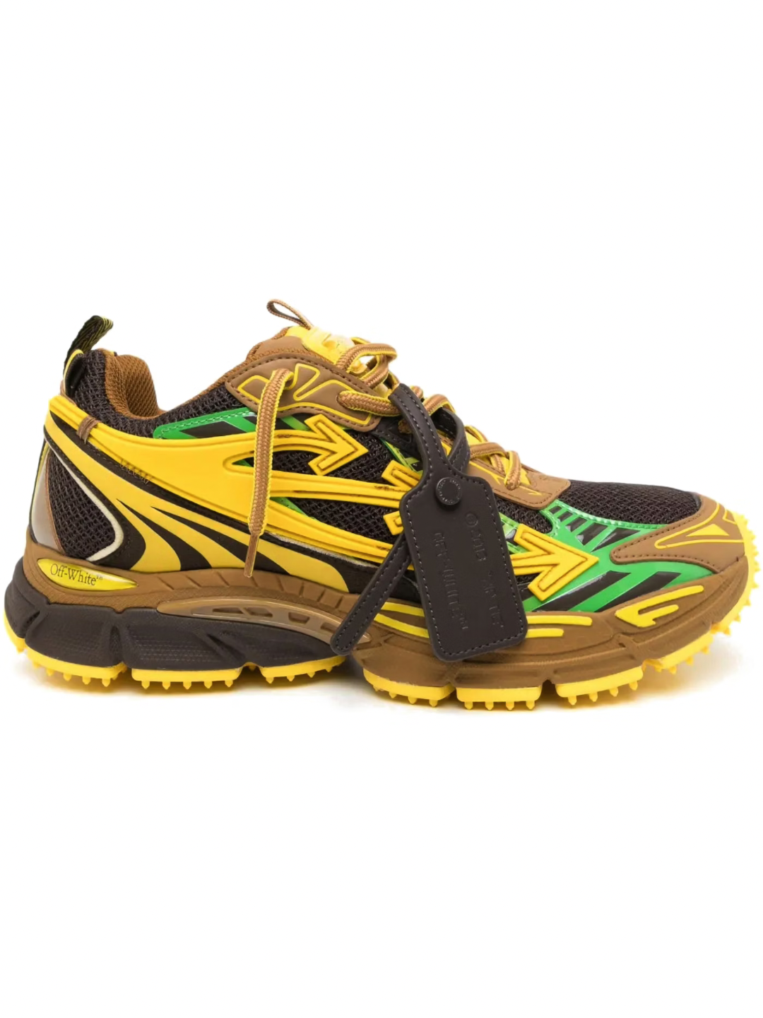 Off-White Be Right Back Brown Yellow