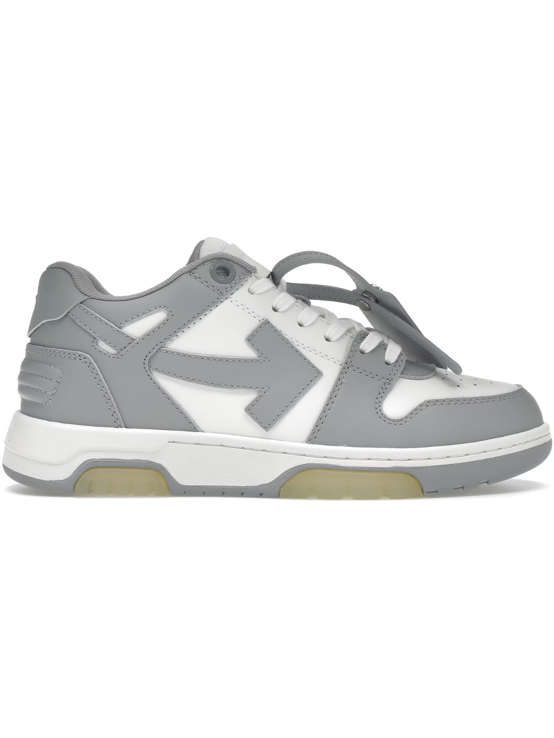 OFF-WHITE Out Of Office OOO Low Tops Grey
