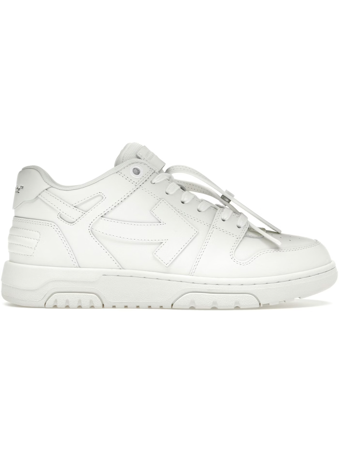OFF-WHITE Out Of Office OOO Low Tops Triple White