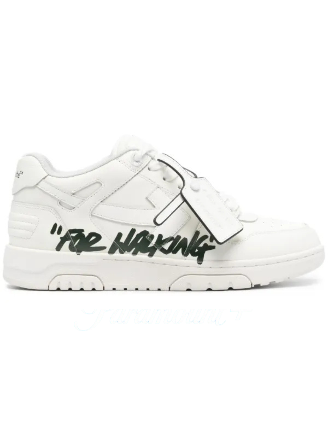 OFF-WHITE Out Of Office OOO Low Tops For Walking White Black