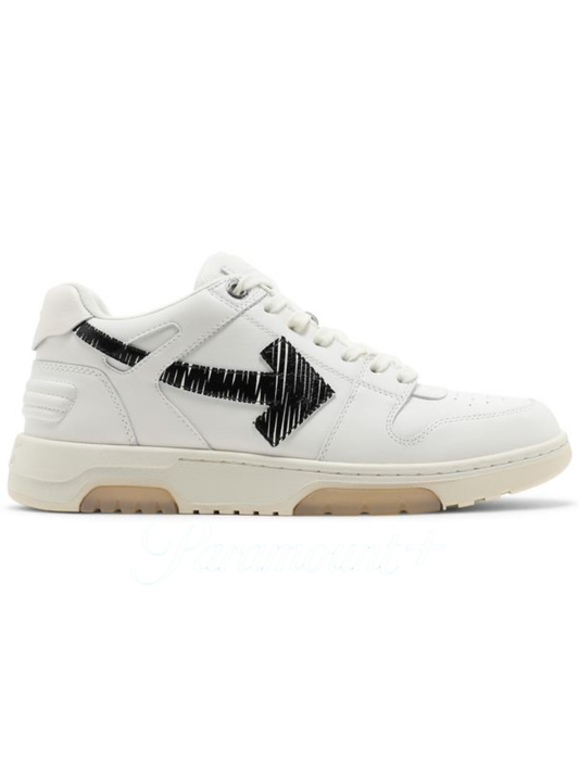 OFF-WHITE Out Of Office OOO Low Tops Calf Specials White Black
