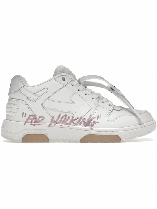 OFF-WHITE Out Of Office OOO Low For Walking White Peach