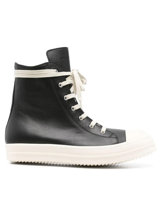 Rick Owens Ramones High Top Milk White Toe Cap