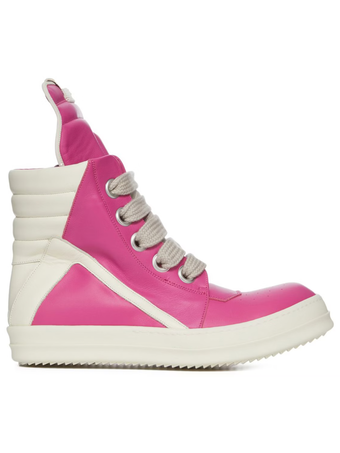 Rick Owens DRKSHDW Jumbo Lace High Top Pink