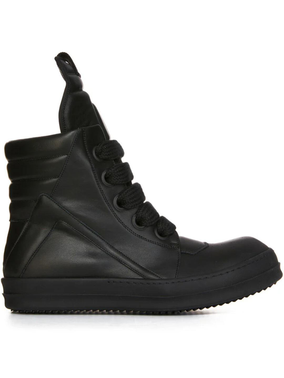 Rick Owens Wmns Lido Jumbo Laced Geobasket High Black