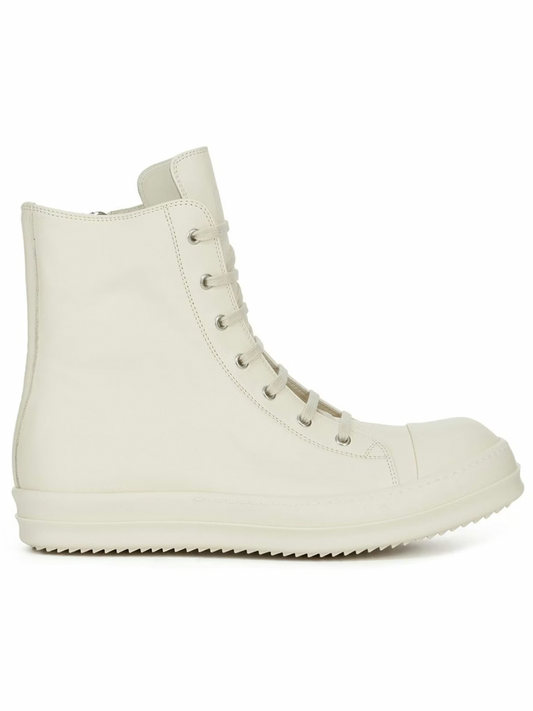 Rick Owens Lido Ramones High Top Milk