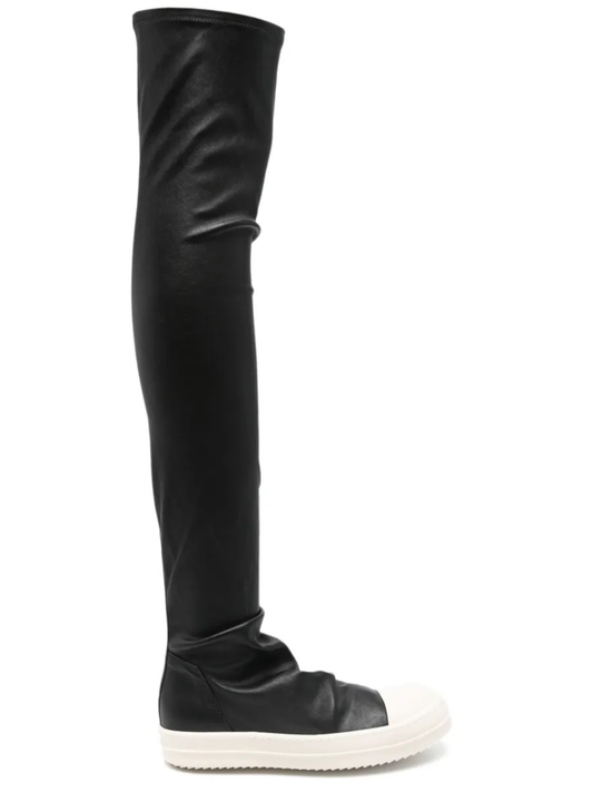 Rick Owens Black Concordians High Stocking Sneaker