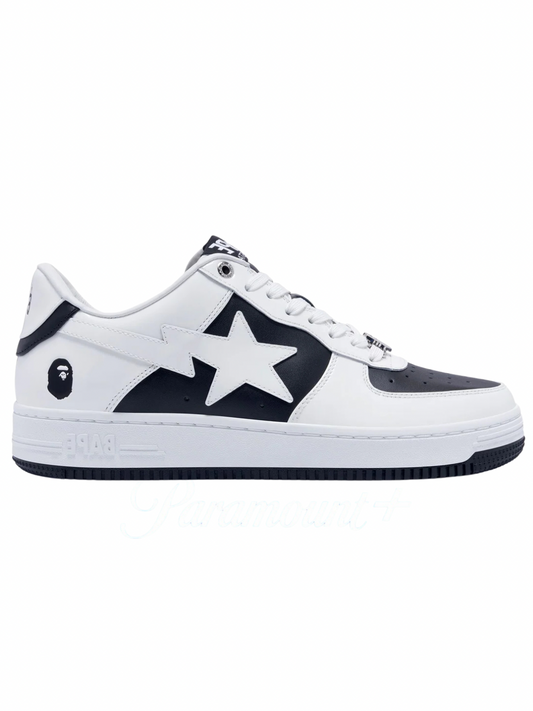 A Bathing Ape BAPE Sta Low #6 White Black