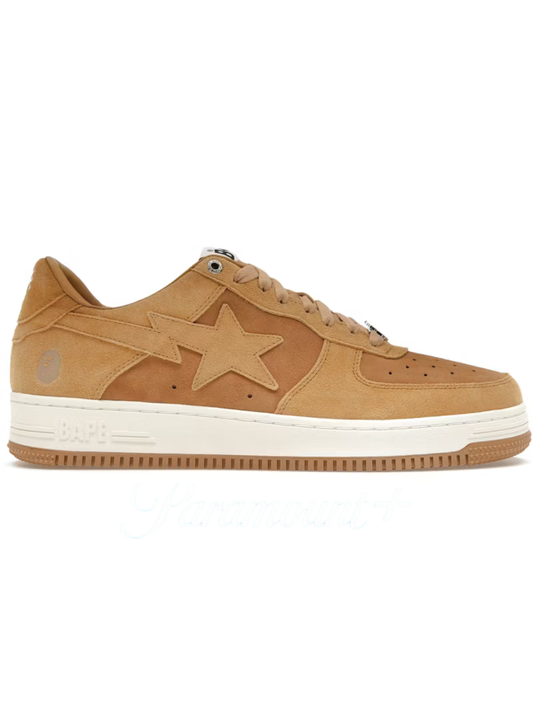 A Bathing Ape BAPE Sta Low Beige Suede