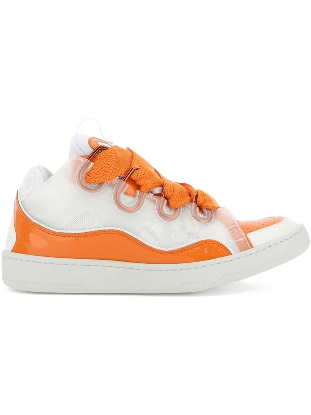 Lanvin Curb Sneaker Mandarin Orange