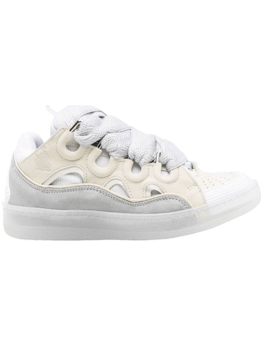 Lanvin Curb Sneaker White Beige