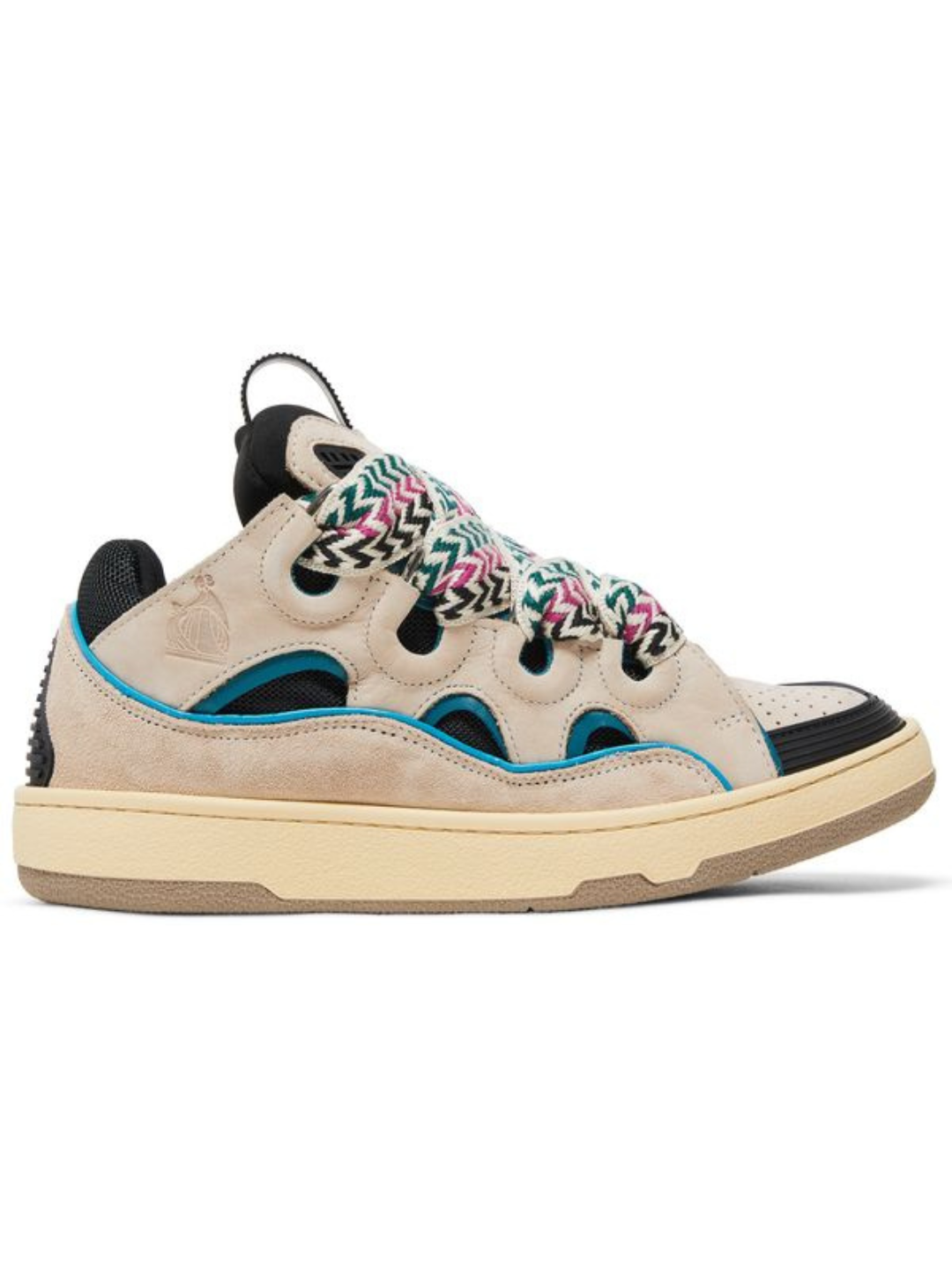 Lanvin Curb Sneaker Ecru Black