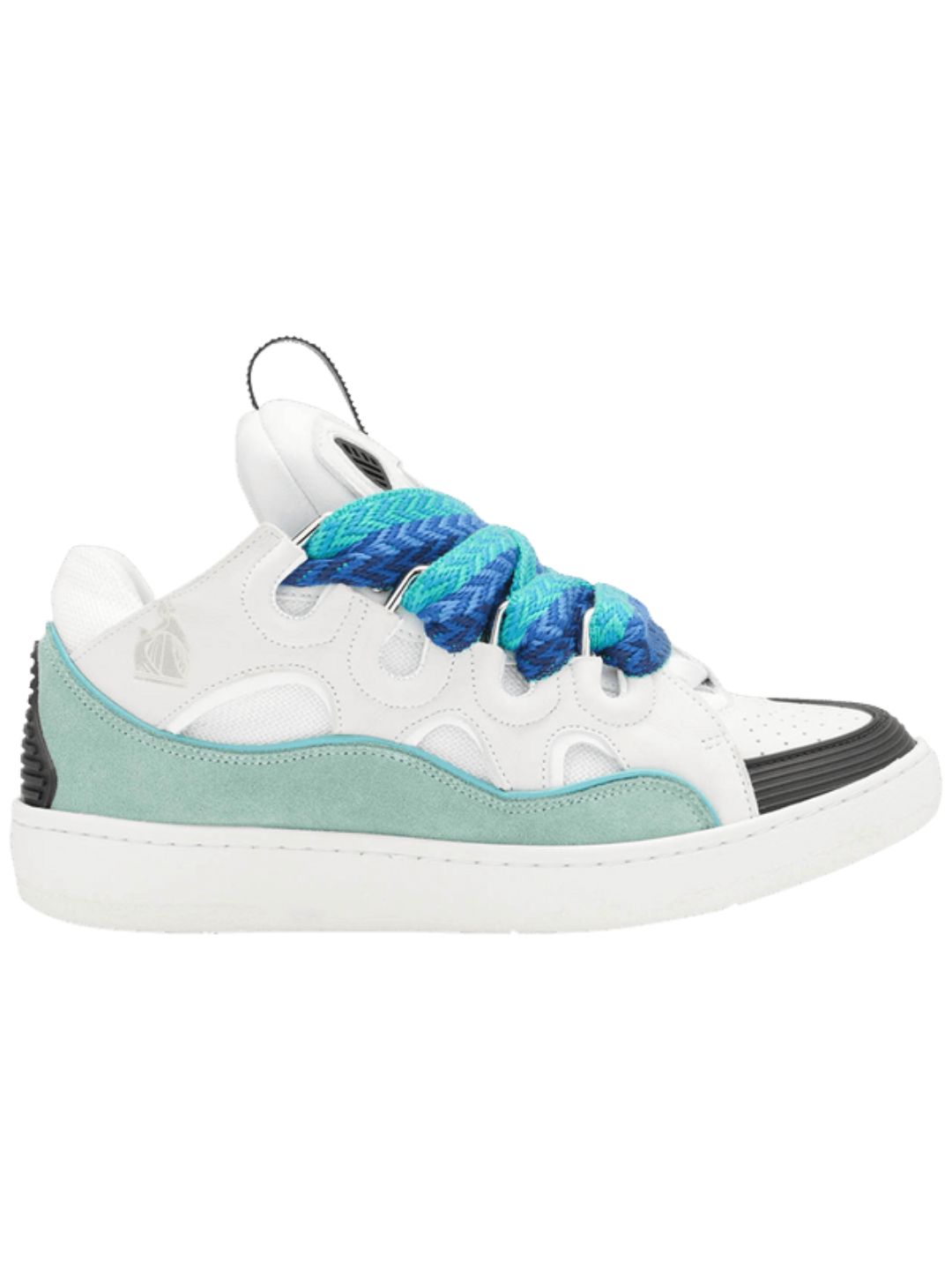 Lanvin Curb Sneaker White Green