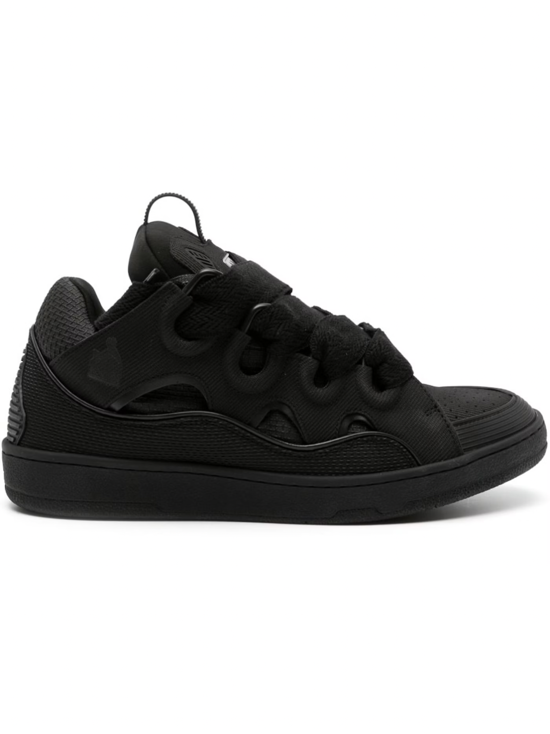 Lanvin Curb Sneaker Black Leather