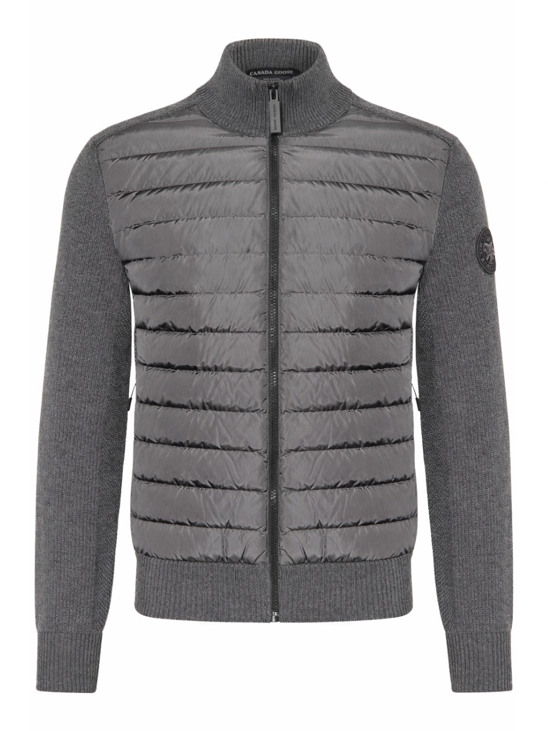 Canada Goose HyBridge Cardigan Grey (Black Badge)