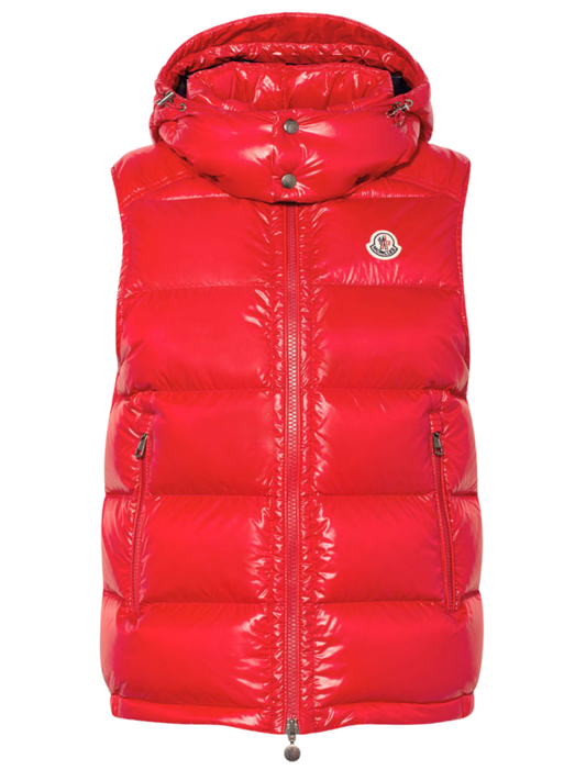 Moncler Bormes Vest Red Shiny