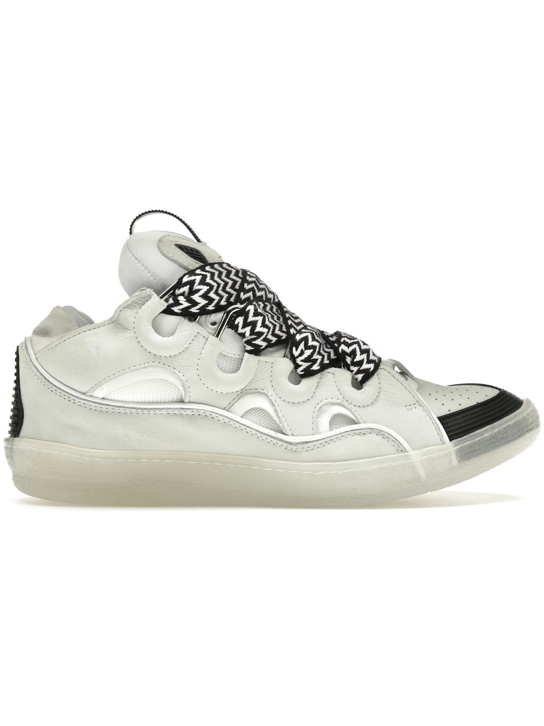Lanvin Leather Curb White Transparent