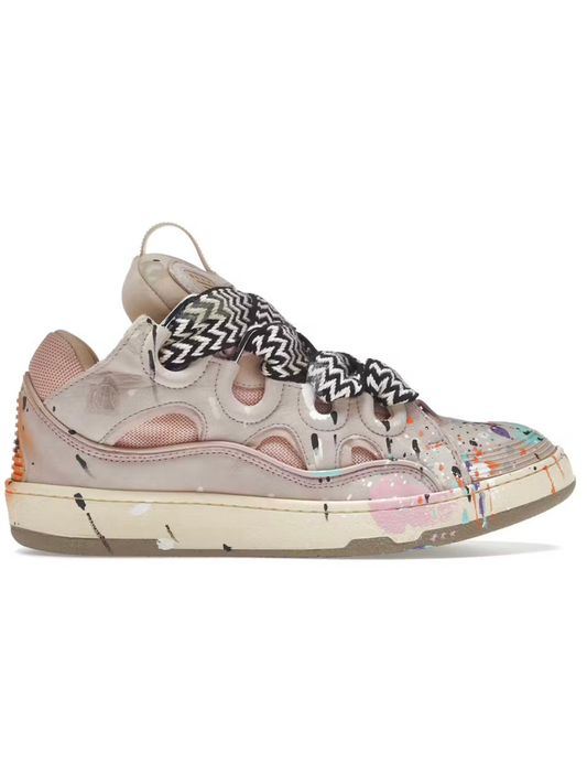 Lanvin Leather Curb Gallery Abt.. Pale Rosa Multi