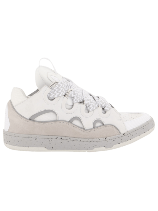 Lanvin Leather Curb Grey White