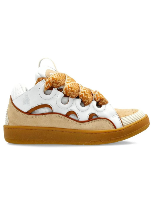 Lanvin Leather Curb White Honey