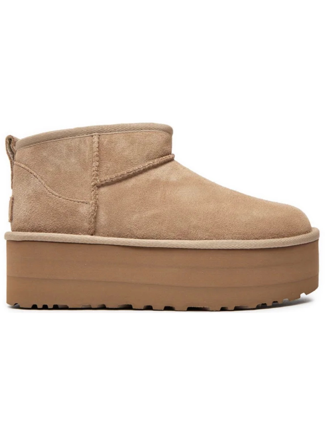 UGG Classic Ultra Mini Plateau-Boot Sand