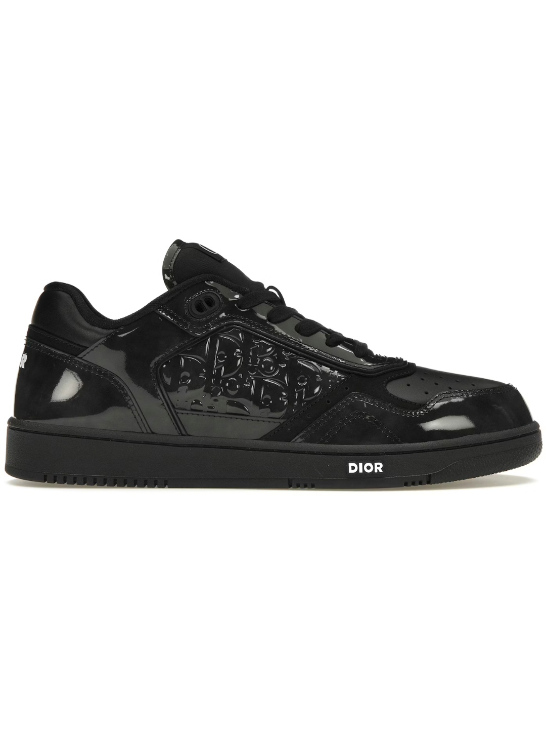 Dior B27 Low Black Lacquer Dior Oblique Gravity Embossing