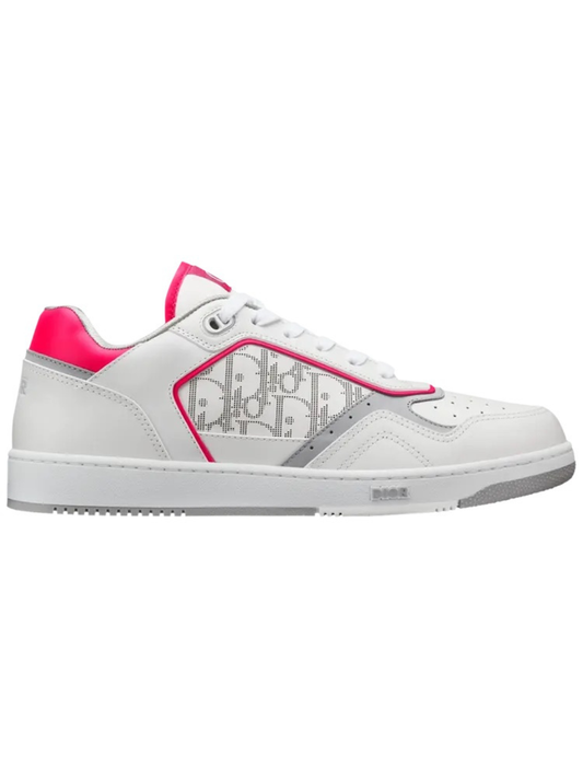 Dior B27 Low Dior Oblique Galaxy White Neon Pink