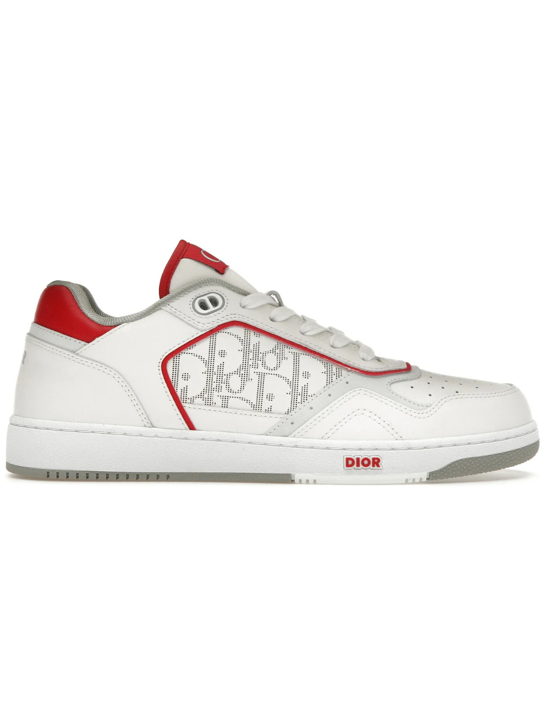 Dior B27 Low Dior Oblique Galaxy White Red