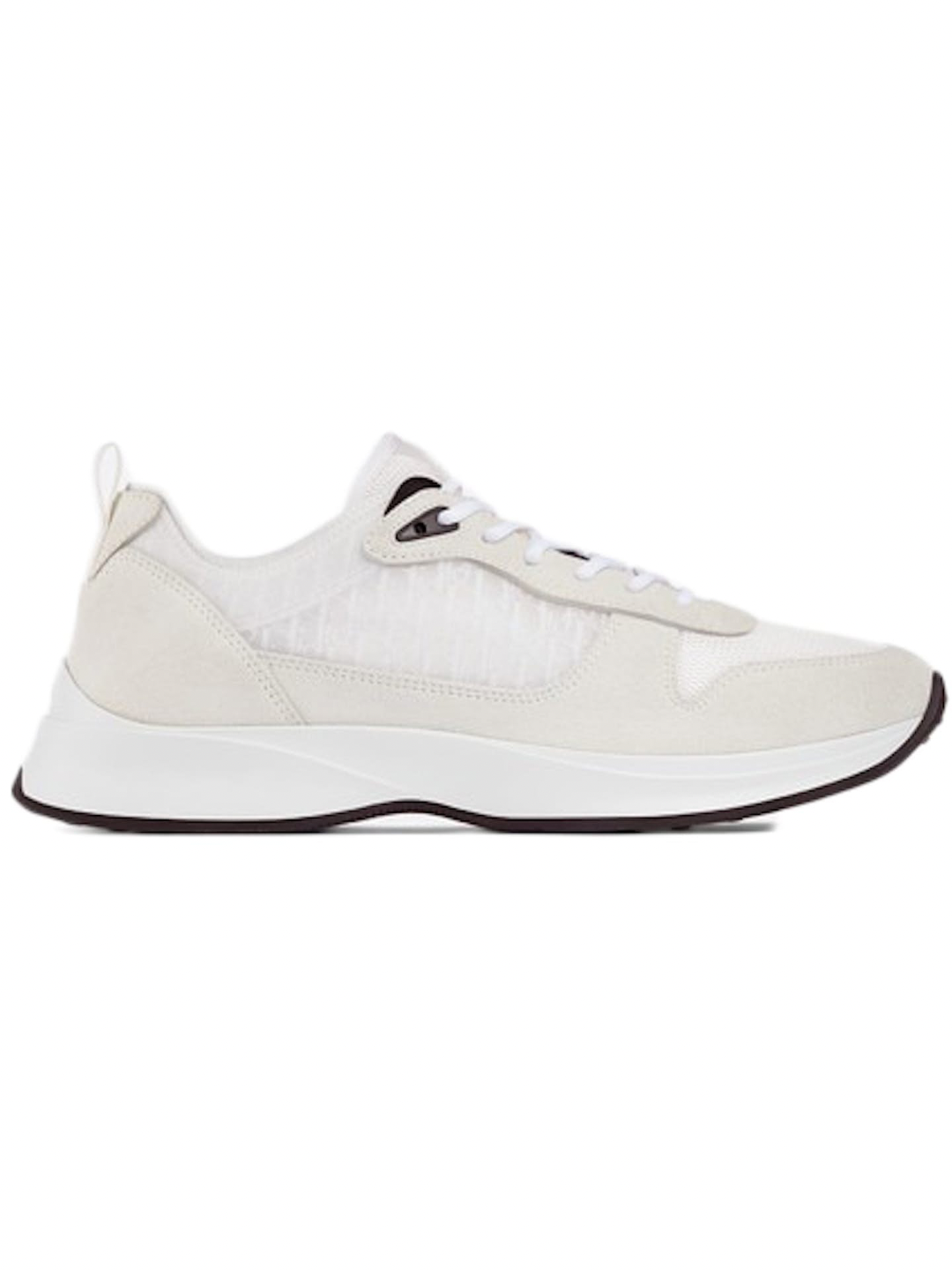 Dior B25 Runner White Oblique Suede