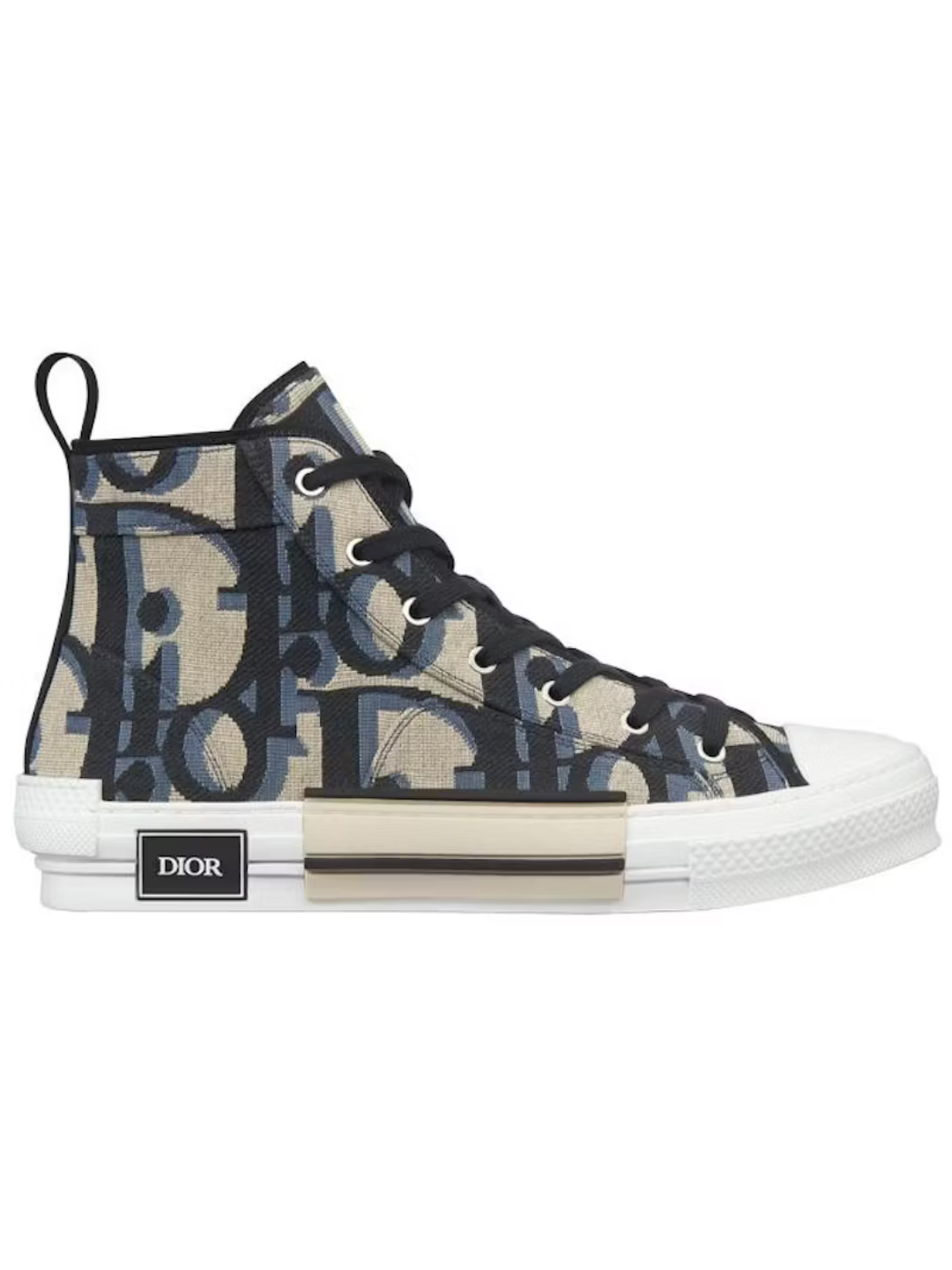 Dior B23 High Top Maxi Dior Oblique Beige Black